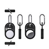 ​Zore Airtag 05 Uyumlu Silikon Anahtarlık-Beyaz