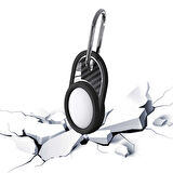 ​Zore Airtag 05 Uyumlu Silikon Anahtarlık-Beyaz