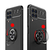 Galaxy A22 4G Uyumlu Zore Ravel Silikon Kapak-Kırmızı