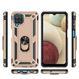 Galaxy A22 4G Uyumlu Zore Vega Kapak-Kırmızı