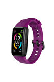 Huawei Band 6 Uyumlu Krd-47 Uyumlu Kordon Mor