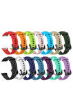 Huawei Band 6 Uyumlu Krd-47 Uyumlu Kordon Mor