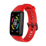 Huawei Band 6 Uyumlu KRD-47 Uyumlu Zore Kordon-Kırmızı