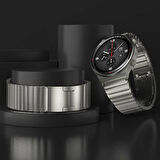 Huawei GT2 46mm Uyumlu KRD-35 22mm Metal Zore Kordon-Gri