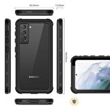 Galaxy S21 Plus Uyumlu 1-1 Su Geçirmez Uyumlu-Siyah