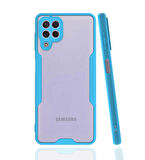Galaxy M22 Uyumlu Zore Parfe Kapak-Mavi