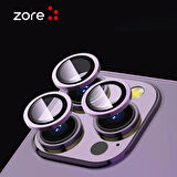 Apple iPhone 14 Zore CL-12 Premium Safir Parmak İzi Bırakmayan Anti-Reflective Kamera Lens Koruyucu