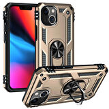 iPhone 13 Uyumlu Zore Vega Kapak-Gold