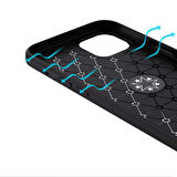 iPhone 13 Uyumlu Zore Ravel Silikon Kapak-Kırmızı