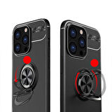 iPhone 13 Pro Uyumlu Zore Ravel Silikon Kapak-Kırmızı