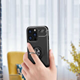 iPhone 13 Pro Max Uyumlu Zore Ravel Silikon Kılıf-Siyah