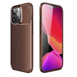 iPhone 13 Pro Uyumlu Zore Negro Silikon Kılıf-Kahverengi