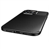 iPhone 13 Pro Uyumlu Zore Negro Silikon Kapak-Kahverengi