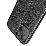 iPhone 13 Mini Uyumlu Zore Niss Silikon Kapak-Siyah