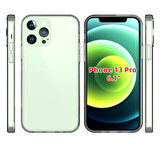 iPhone 13 Pro Uyumlu Zore Süper Silikon Kılıf-Renksiz