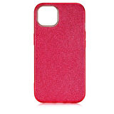 iPhone 13 Mini Uyumlu Zore Shining Silikon-Kırmızı