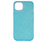 iPhone 13 Mini Uyumlu Zore Shining Silikon-Mavi