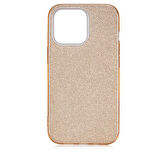 iPhone 13 Pro Uyumlu Zore Shining Silikon-Gold