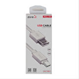 Beyaz MCL-03 Type-C Usb Kablo-Zore