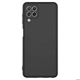 Galaxy A22 4G Uyumlu Zore Mara Lansman Kapak-Siyah