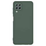 Galaxy M32 Uyumlu Zore Mara Lansman Kapak-Koyu Yeşil