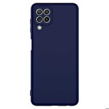 Galaxy A22 4G Uyumlu Zore Mara Lansman Kapak-Lacivert