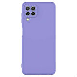 Galaxy A22 4G Uyumlu Zore Mara Lansman Kapak-Lila