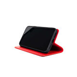 iPhone 12 Pro Max Uyumlu Zore Multi Cüzdan Kılıf-Kırmızı