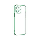 iPhone 12 Uyumlu Zore Krep Kılıf-Açık Yeşil