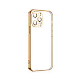 iPhone 12 Pro Uyumlu Zore Krep Kapak-Gold