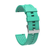 Gear S2 KRD-23 20mm Uyumlu Zore Kordon-Turkuaz