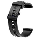 Galaxy Watch Active 2 40mm KRD-46 20mm Uyumlu Zore Kordon-Siyah