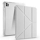 Apple iPad Air 11 2024 Kılıf Tri Folding Kalem Bölmeli Standlı Kılıf