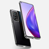 Xiaomi Mi 10T Pro 5G Kılıf Nitro Anti Shock Darbe Emici Köşe Korumalı Şeffaf Silikon Kapak