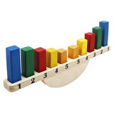 Toysilla Montessori Ahşap Denge ve Terazi Oyunu - T3021