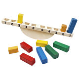 Toysilla Montessori Ahşap Denge ve Terazi Oyunu - T3021