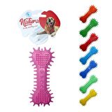 Natura Plastik Kalp Pati Desen Kemik Köpek Oyuncak 15 Cm 