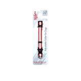 Natura Reflektörlü Köpek Boyun Tasması Xxxs / Xxs - Kırmızı 