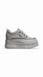 MP MetroGlam High-Top 8.0 Kadın Bağcıklı BEYAZ Sneaker