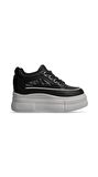 MP MetroGlam High-Top 8.0 Kadın Bağcıklı SİYAH Sneaker