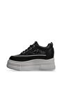MP MetroGlam High-Top 8.0 Kadın Bağcıklı SİYAH Sneaker