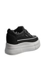 MP MetroGlam High-Top 8.0 Kadın Bağcıklı SİYAH Sneaker