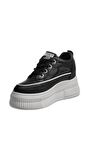 MP MetroGlam High-Top 8.0 Kadın Bağcıklı SİYAH Sneaker