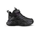 Büyük Erkek Çocuk Sneaker Bot - Siyah, Bilek Boy