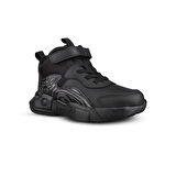 Büyük Erkek Çocuk Sneaker Bot - Siyah, Bilek Boy
