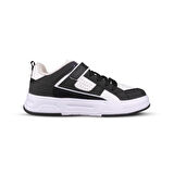 Kadın Cırtlı Siyah-Beyaz Sneaker