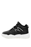 M.P 242-1827ZN Kadın Sports Hi Sneaker Ayakkabı Siyah - Beyaz
