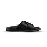 Erkek Günlük Terlik - Siyah, Deri