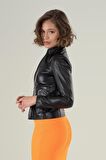 Antonella Siyah Deri Mont 211596