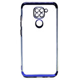 Xiaomi Redmi Note 9 Kılıf Köşeleri Renkli Kamera Çıkıntlı Şeffaf